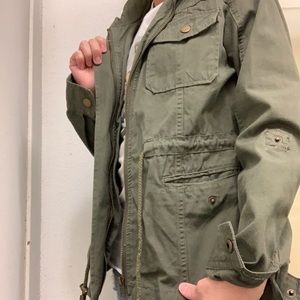 Green Military Style Jacket